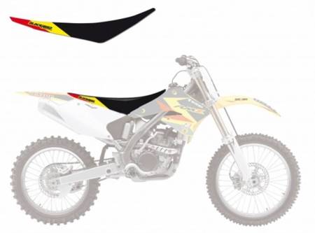 Pokrowiec/poszycie na siedzenie suzuki rmz 250 '04-'06 dream 3 kolor czarny/żółty/czerwony