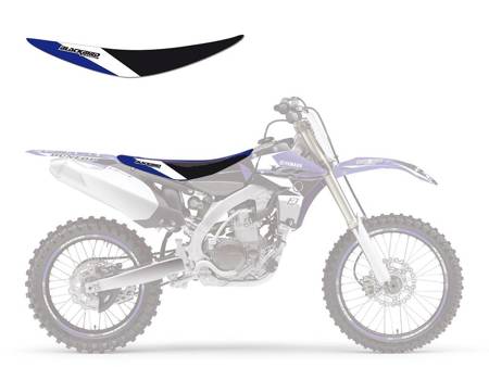 Pokrowiec/poszycie na siedzenie yamaha yzf 450 '10-'13 dream 3, kolor czarny/biały/niebieski