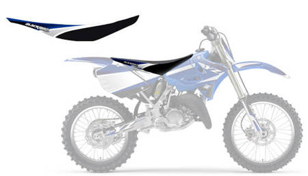 Pokrowiec/poszycie na siedzenie yamaha yzf 450 '10-'13 kolor czarny/ niebieski- 