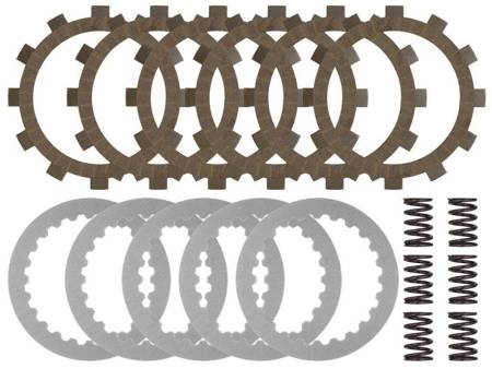 Psychic 2022/11 tarcze, przekładki i sprężyny sprzęgłowe (komplet racing) ktm sx 65 '98-'08, xc 65 '08, sx 60 '98-'00
