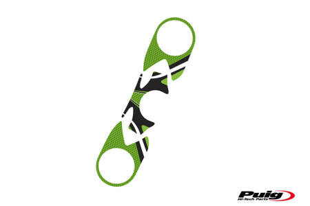 Radikal osłona półki kierownicy puig do kawasaki zx-6r 05-06  zielony