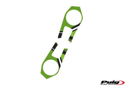 Radikal osłona półki kierownicy puig do kawasaki zx-6r 09-16 zielony