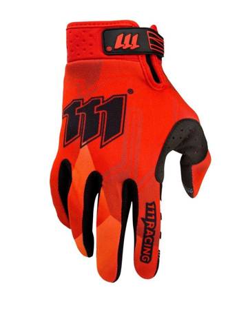 Rękawice moto 111 ra red/black kolor czerwony/czarny rozmiar l