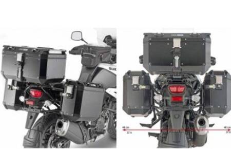 Stelaż Kufrów Bocznych Monokey Cam Side Suzuki V-Strom 1050 (20), V Strom 1050 Xt (20) - Pod Kufry Kfr K'force Alu - Zastępuje Klo3117cam