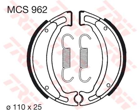 Szczęki hamulcowe yamaha yfm raptor, yfm grizzly, yfs blaster, (110x25mm) (y503)