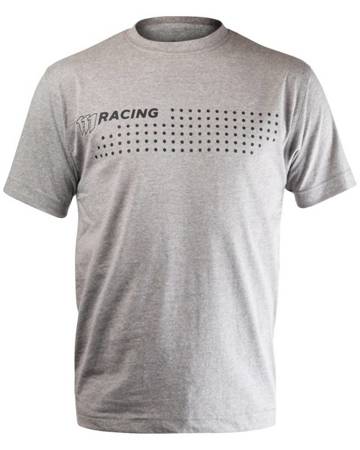 T-shirt racing dot kolor szary rozmiar l