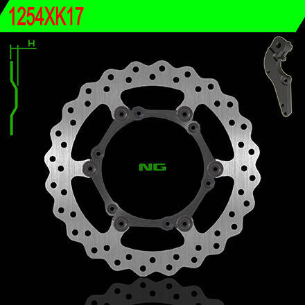 Tarcza hamulcowa przód z adapterem 270mm husaberg te/fe '14-'18, husqvarna tc/te/fc/fe 125/510 '14-'17, ktm sx/exc/sxf/excf 125/530 '08-'18 