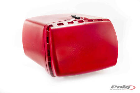 Uniwersalny kufer puig maxi box 90l z zamkiem - czerwony
