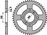 Zębatka tylna 279 42 c45 honda xl 125 varadero (01-09), ktm 200 duke (12-14) (jtr279.42) (zamienna z 4668 42 jtr273.42) (łańc. 520)