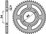 Zębatka tylna 4570 60 f yamaha tzr 50 x-power 07-12 (łańc. 420) (jtr1078.60)